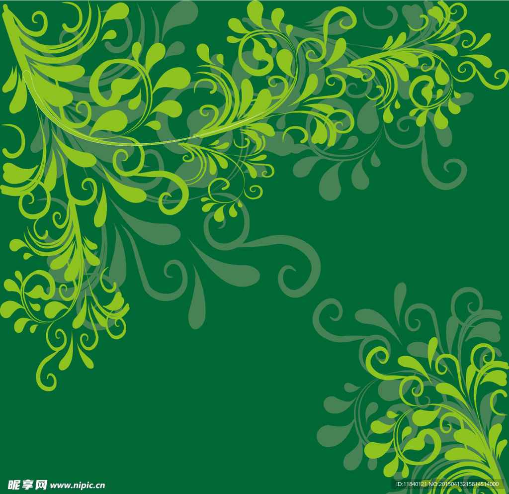花草藤纹理