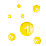一元钱金币AI失量
