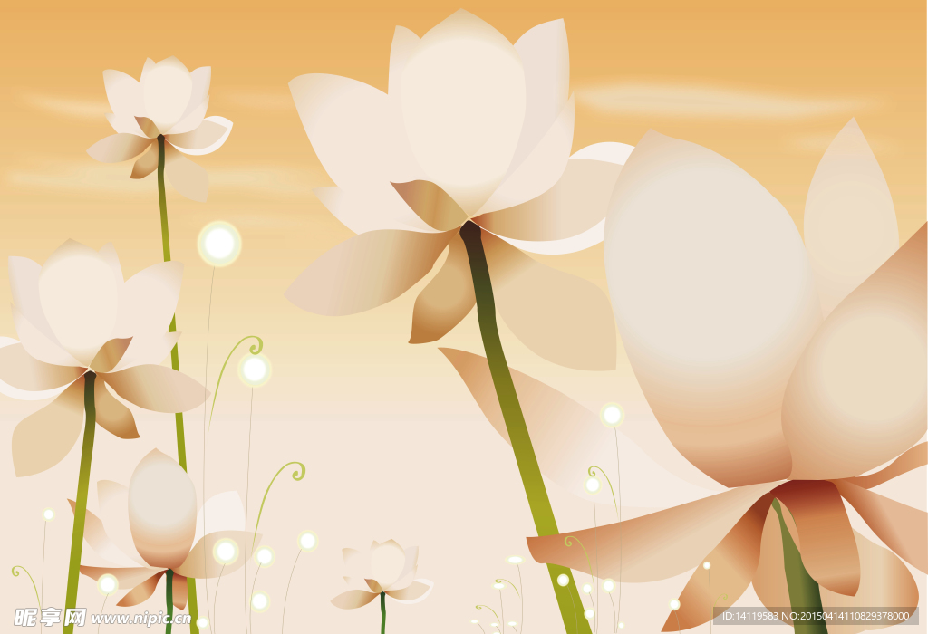 清新花