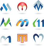创意字母M