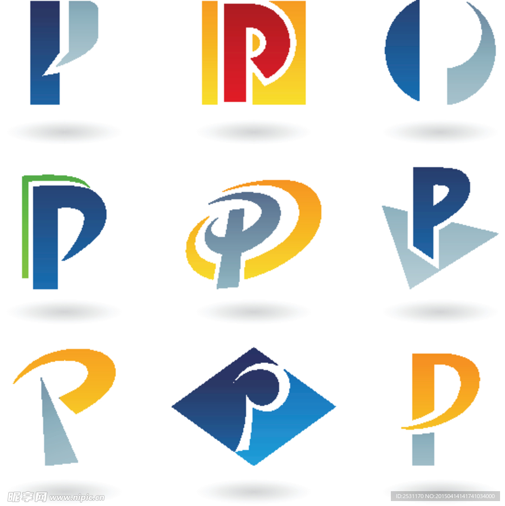 创意字母P
