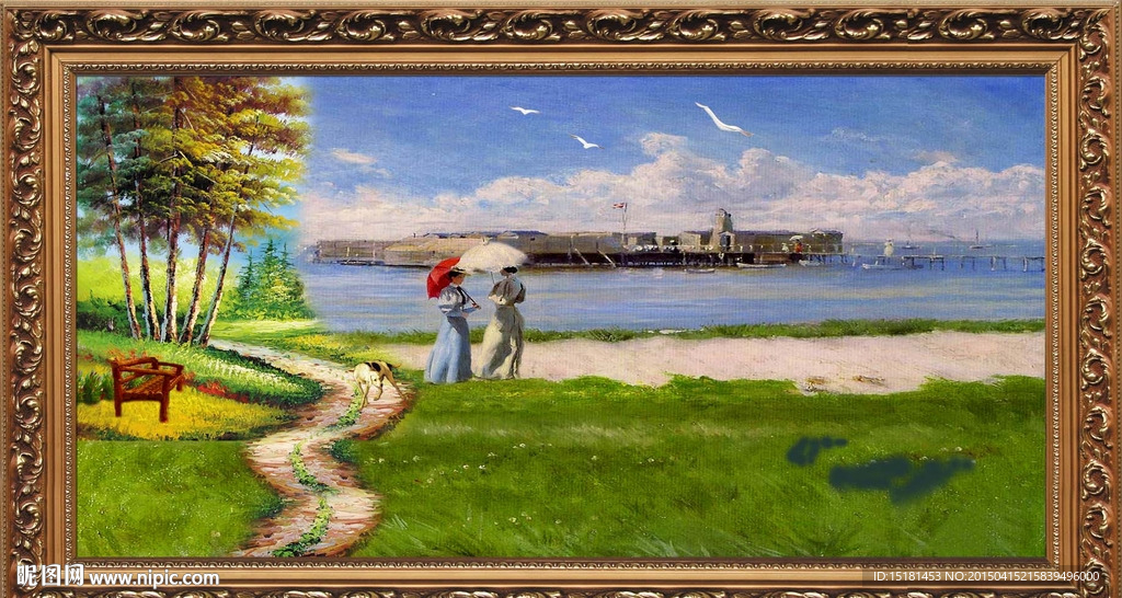 油画风景