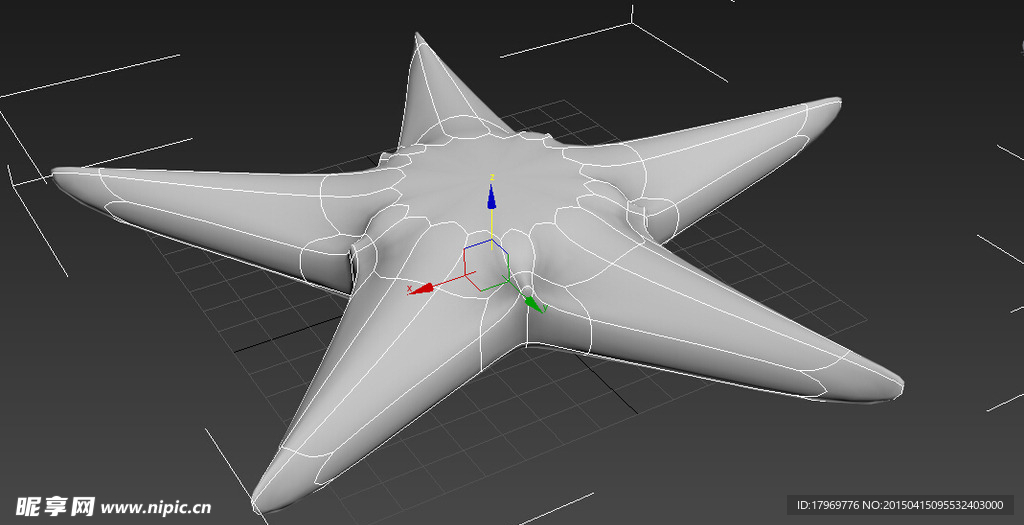 海星3D模型