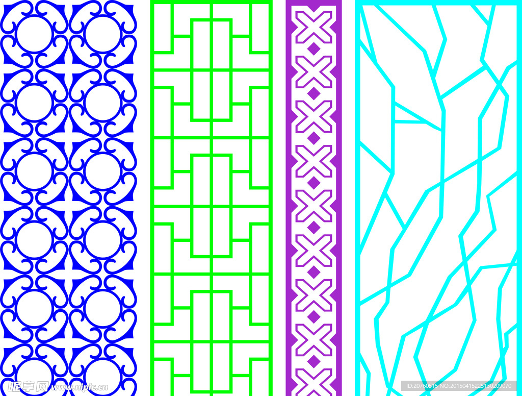 矢量镂空图案