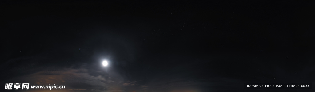 360°全景天空纹理图片