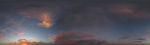 360°全景天空纹理图片