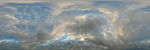 360°全景天空纹理图片