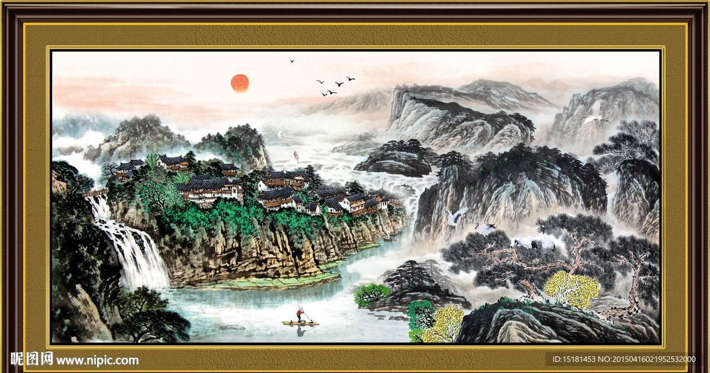 山水国画