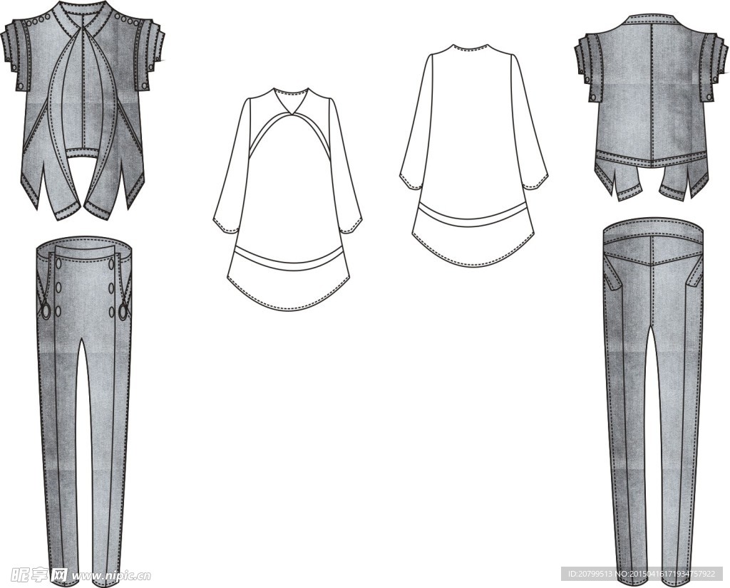 服装款式图