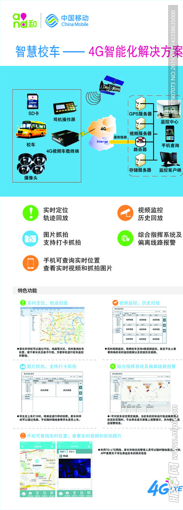 中国移动易拉宝