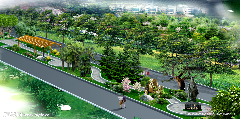 马路边景观设计