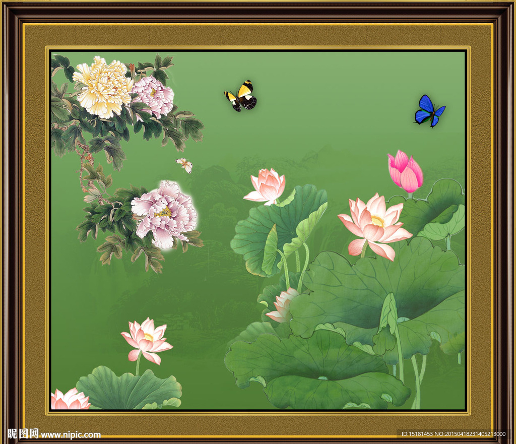 荷花图