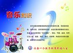学校音乐展板