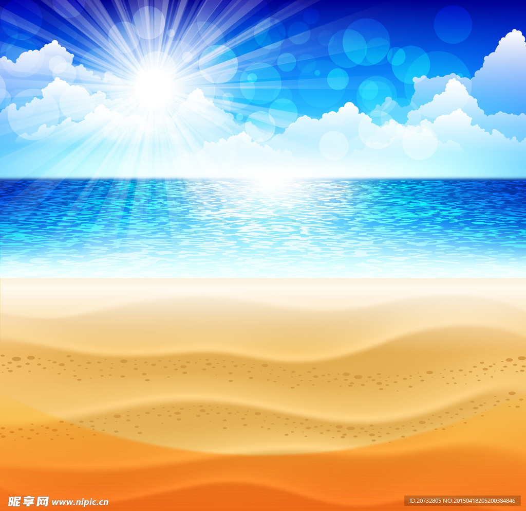 夏日海报背景