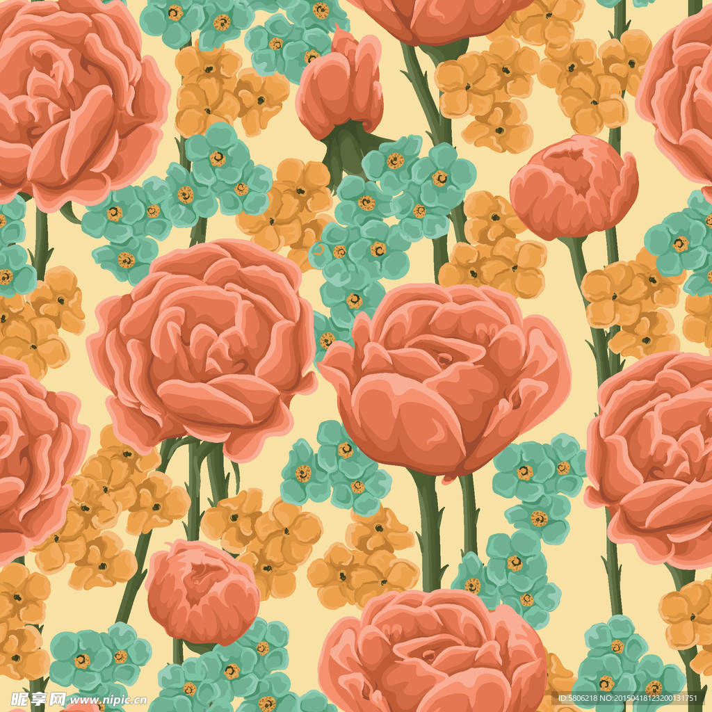 油画鲜花