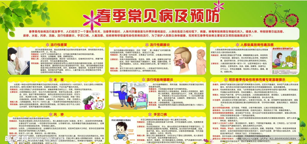 春季常见病及预防