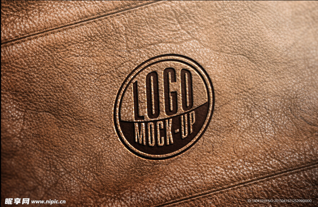 皮质logo展示效果
