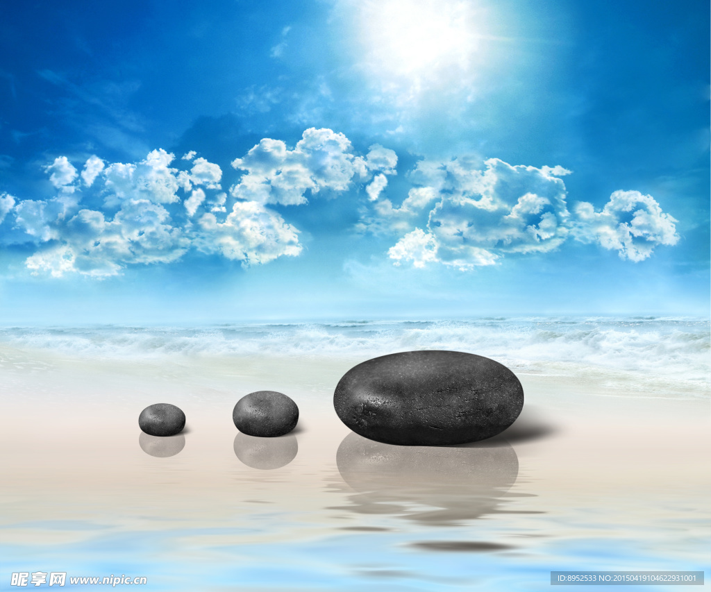 SPA美容背景海报设计