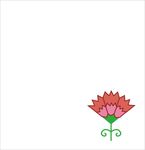花 简笔画 卡通素材 CDR