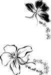对角花