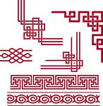 古典边角 花边