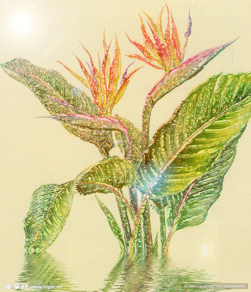 无框油画