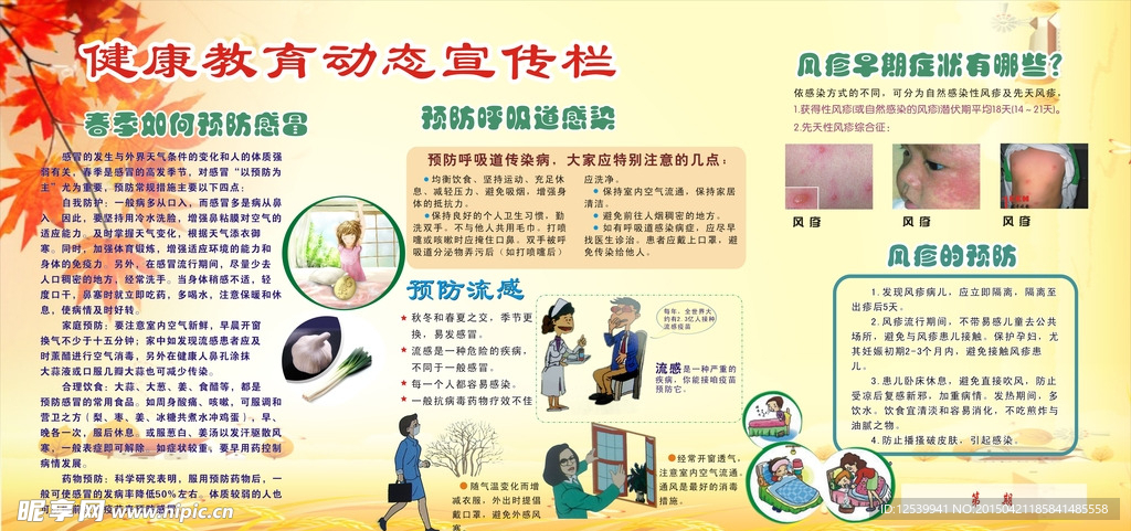 健康教育动态宣传专栏