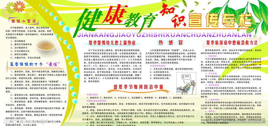 健康教育宣传专栏