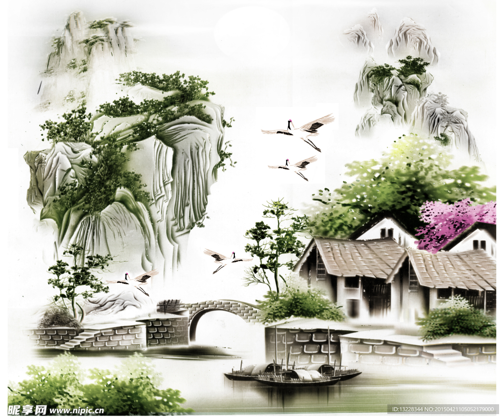 国画山水大图