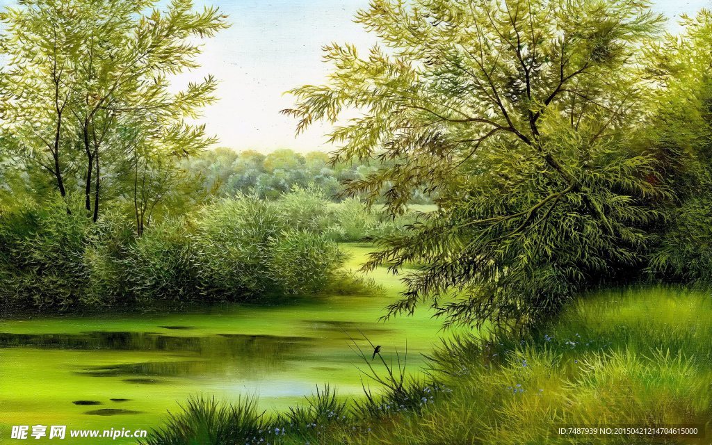 油画风景