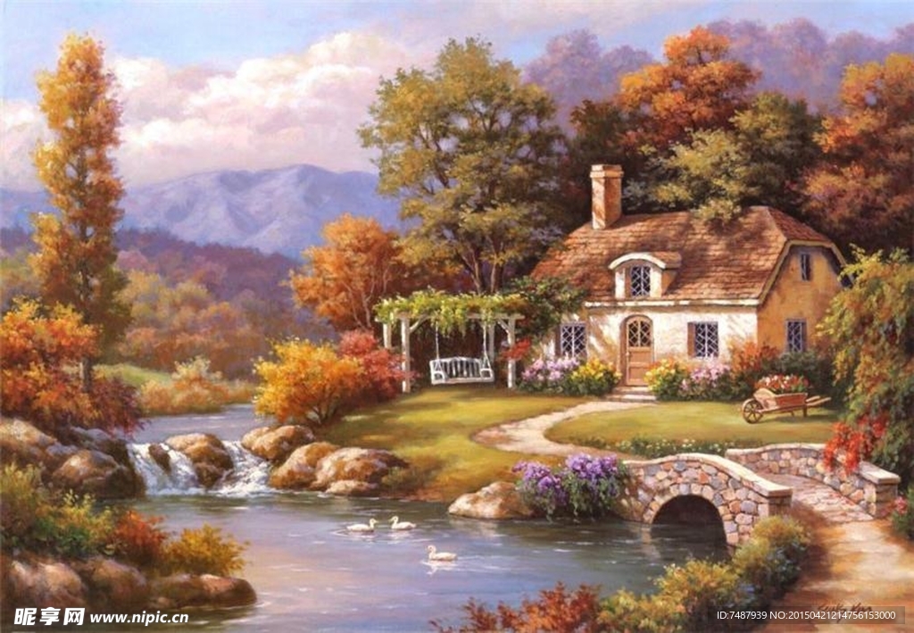 油画风景