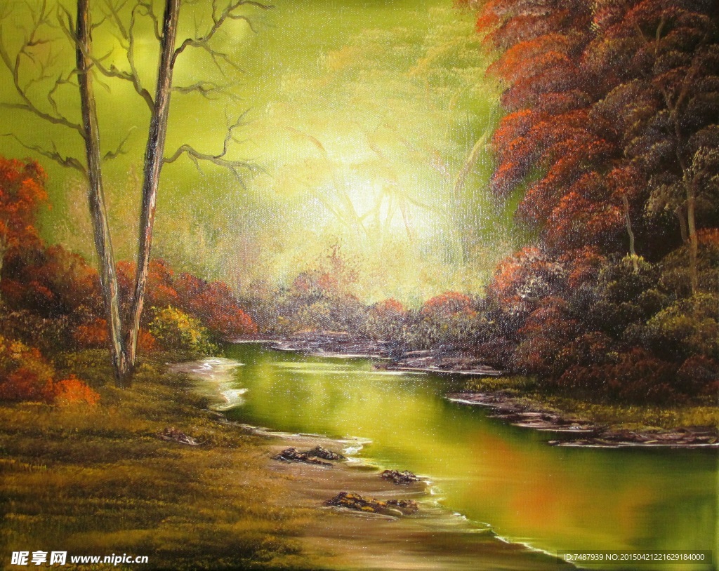 油画风景