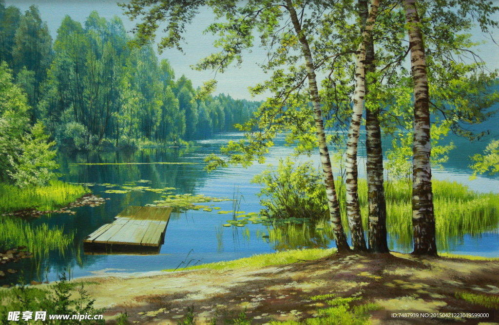 油画风景
