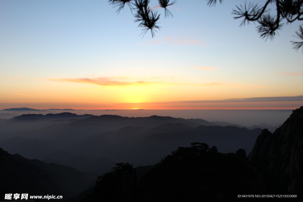 黄山云海风光图片