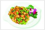 鲜蚕豆马蹄鸡丁