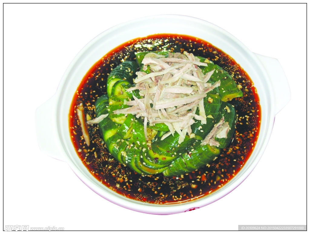 脆瓜鸡丝