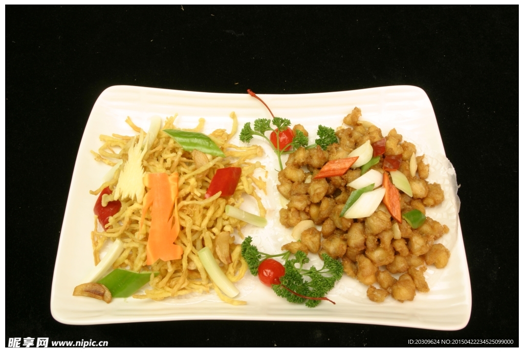 金针菇拼鸡脆骨