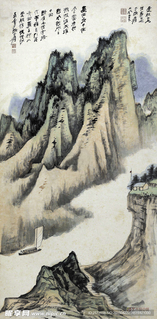 云峡远帆