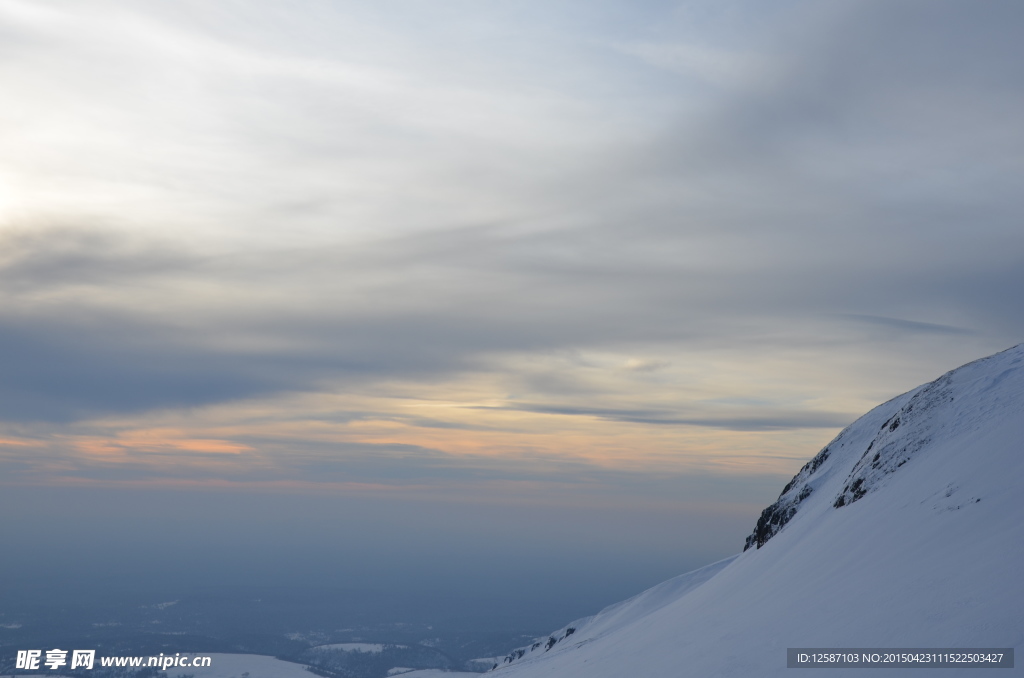 雪山一角