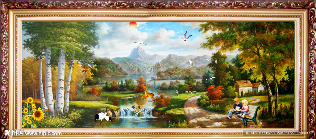 油画风景