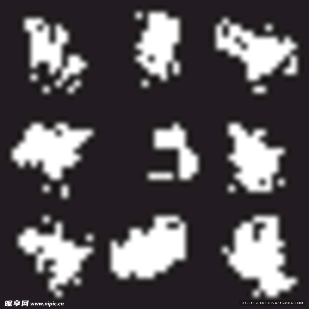 黑色墨迹