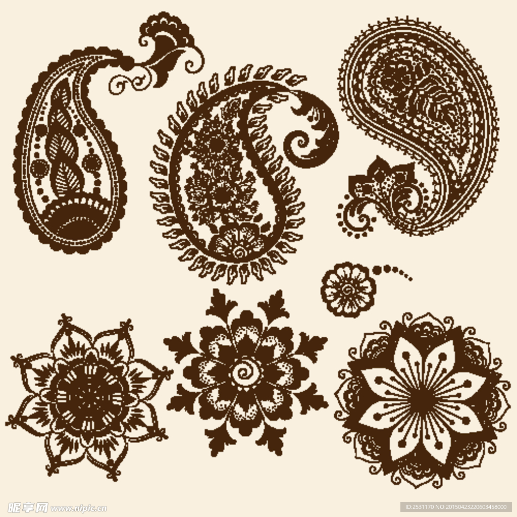古典花纹