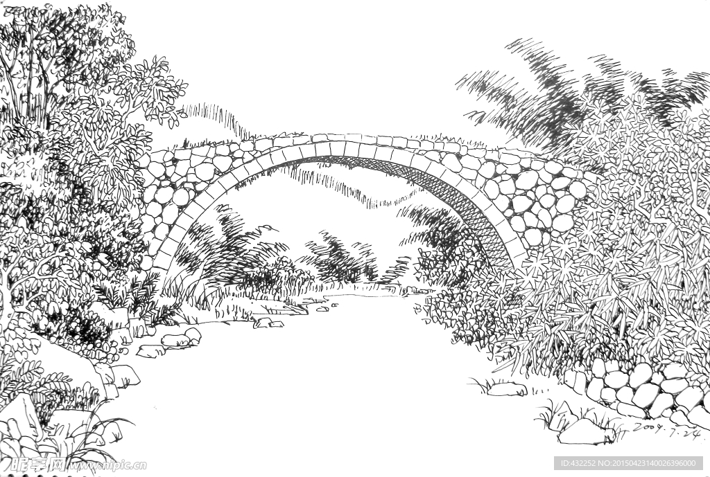 素描 风景