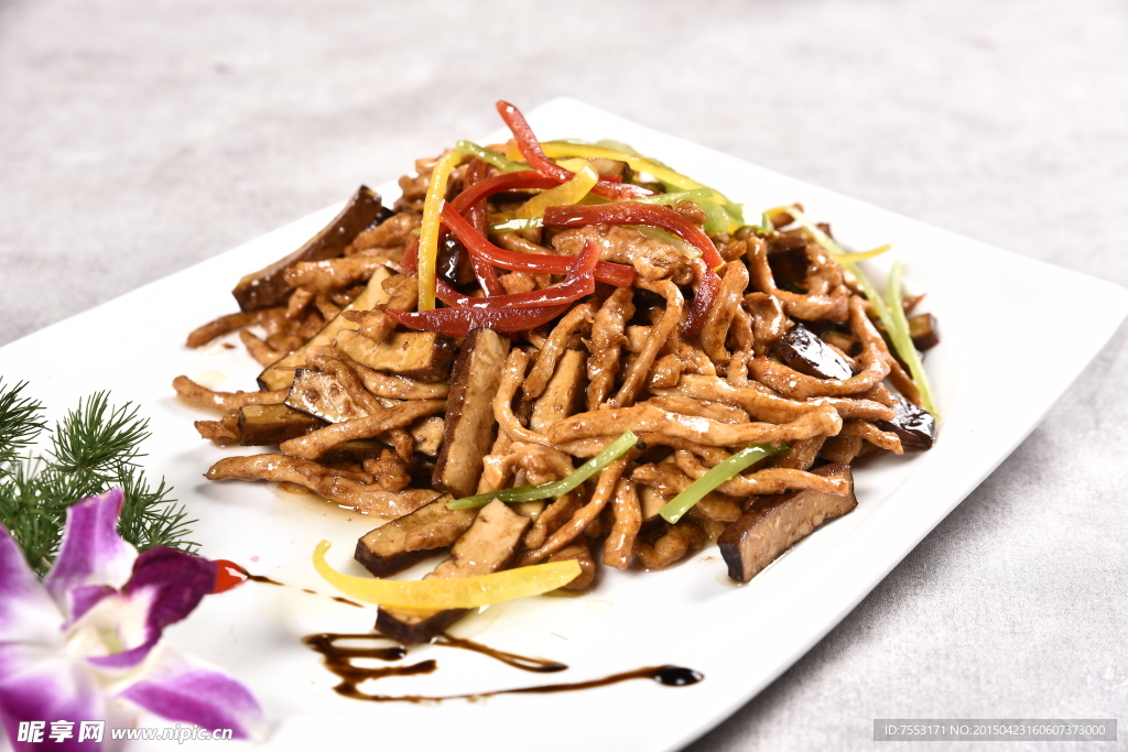 香干炒牛肉丝