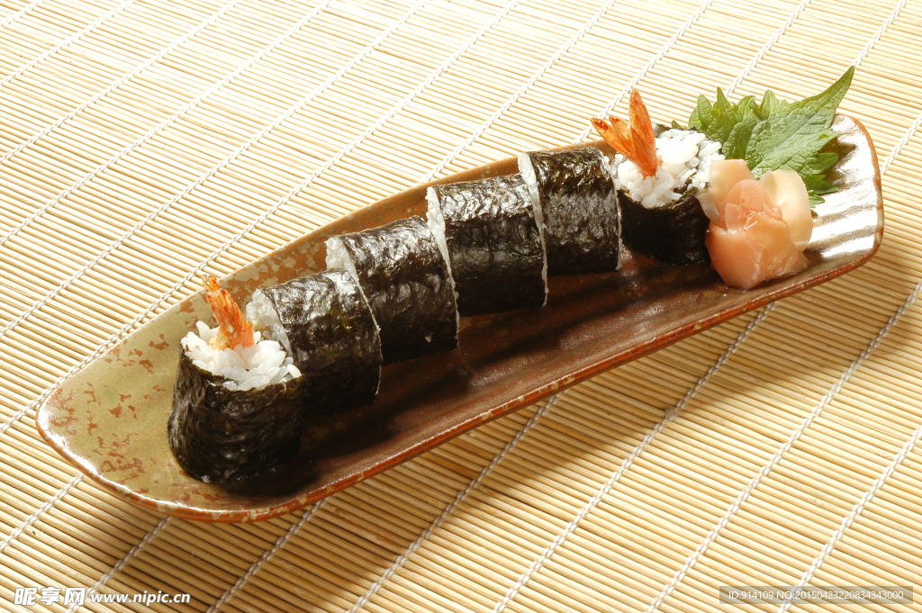 日式 日本料理  天妇罗寿司卷