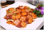 青蒜咸肉炒茨菇