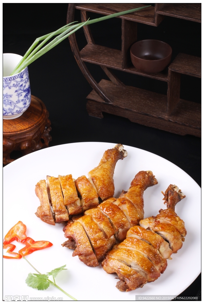 蒜香鸡腿