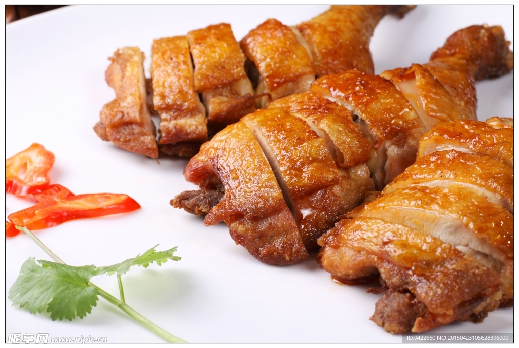 蒜香鸡腿