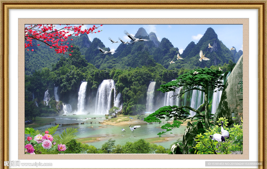 风景山水画