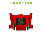 手工绘制矢量展台造型图